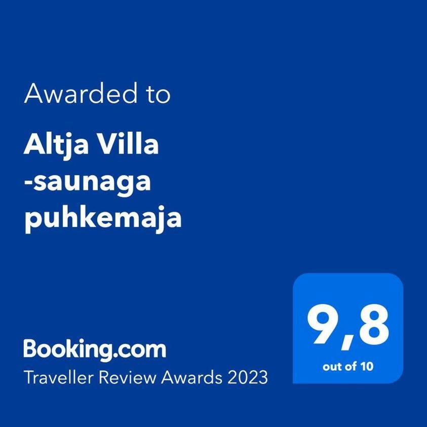 Altja Villa -saunaga puhkemaja Luaran gambar